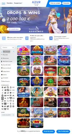 la aplicación e interfaz de RESPIN CASINO