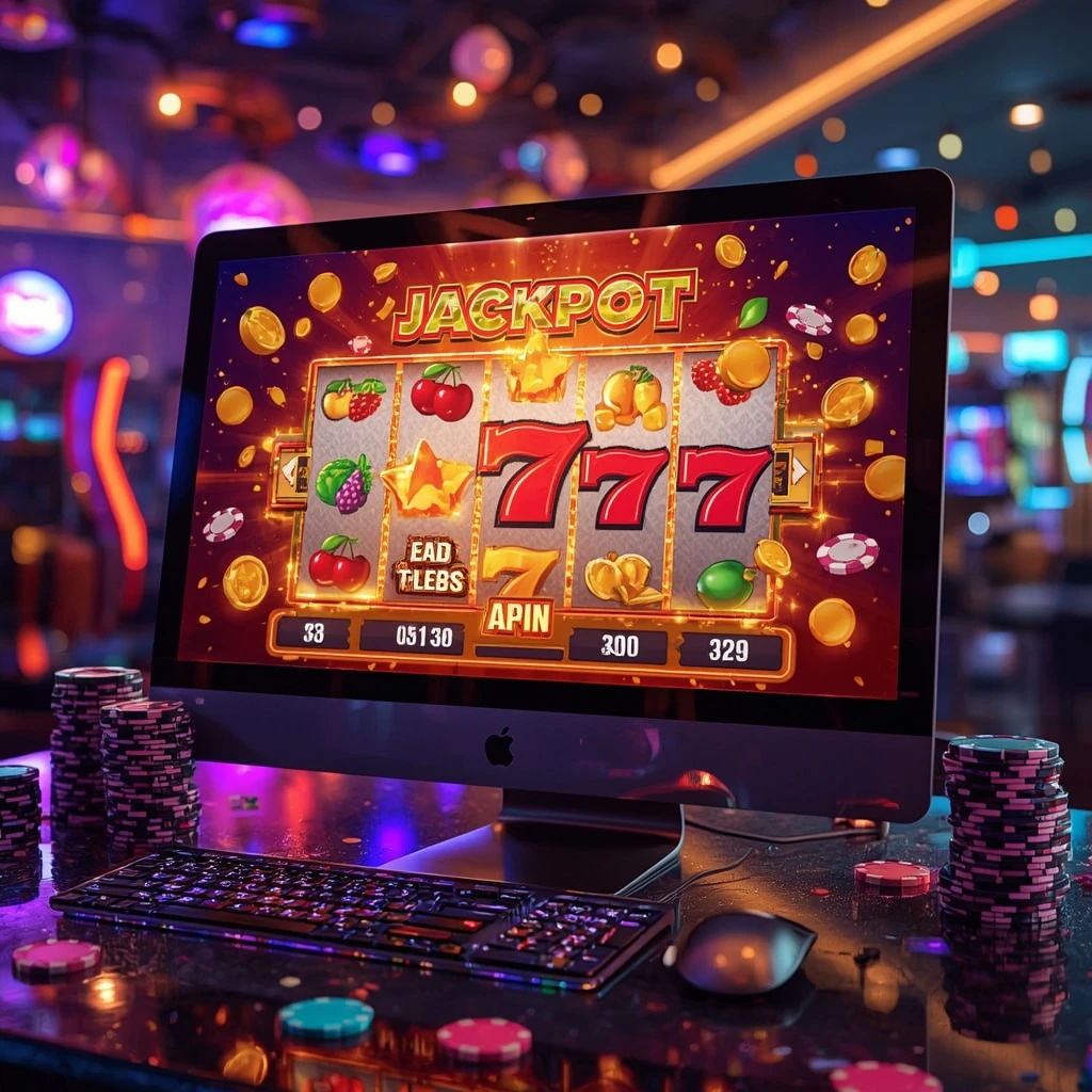 tragamonedas en el monitor RESPIN CASINO